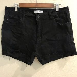 KanCan Jean Shorts Black